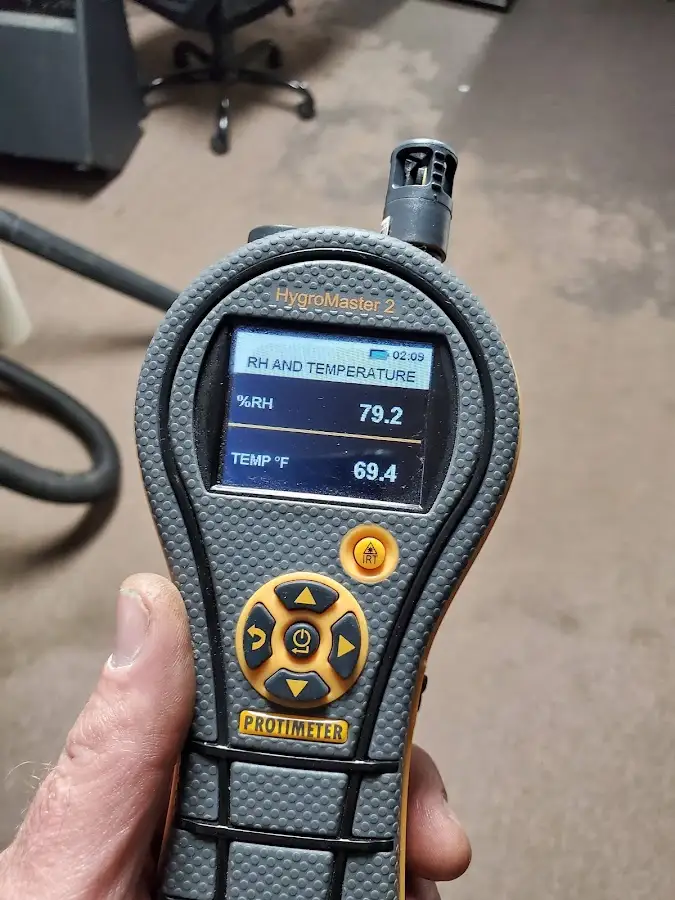 Moisture meter humidity assessment for Fire & Smoke Damage Restoration in Yeadon